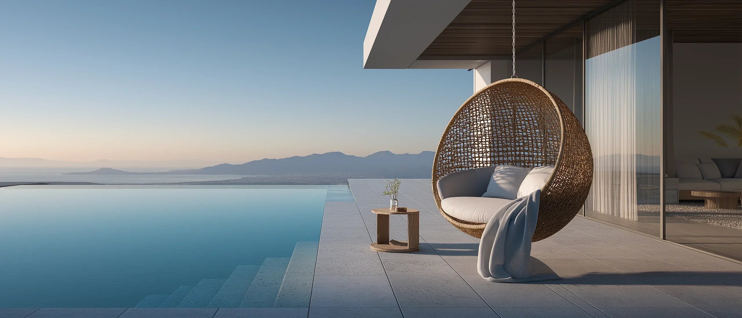 7 of the Coolest Outdoor Wicker Hanging Chairs