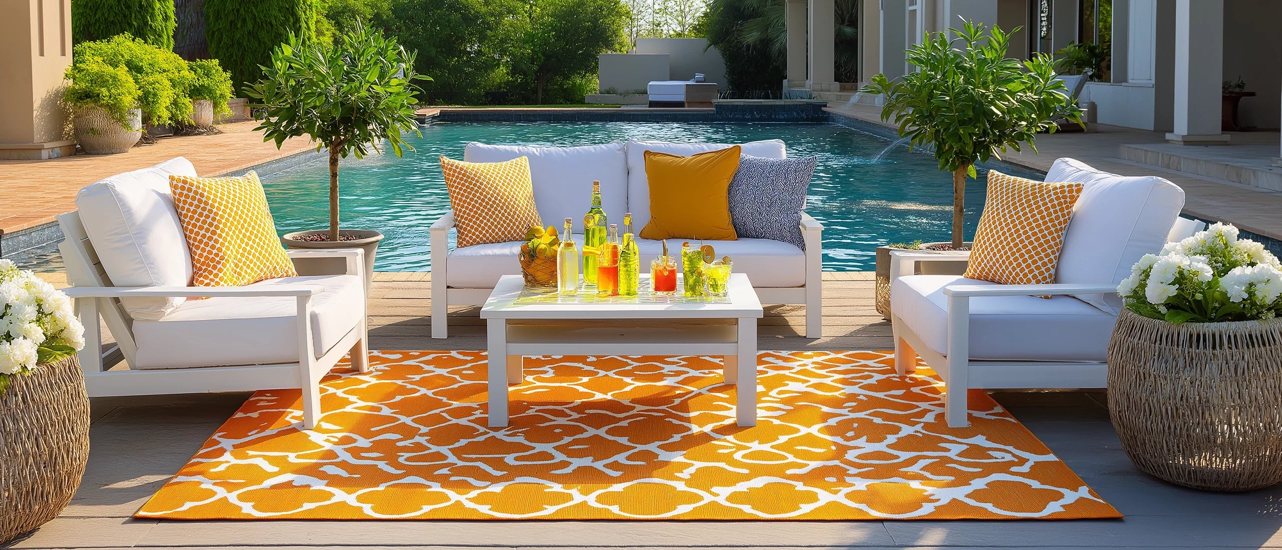 Steadfast Rules for Decorating with an Outdoor Area Rug