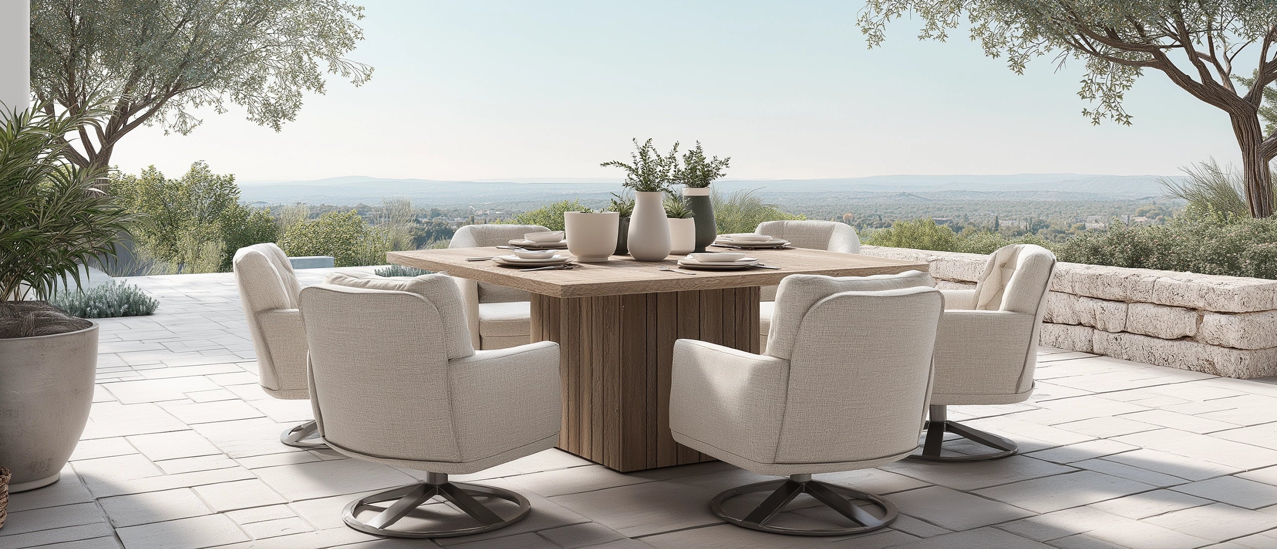 Ultimate Comfort Patio Furniture Sets With Swivel Chairs