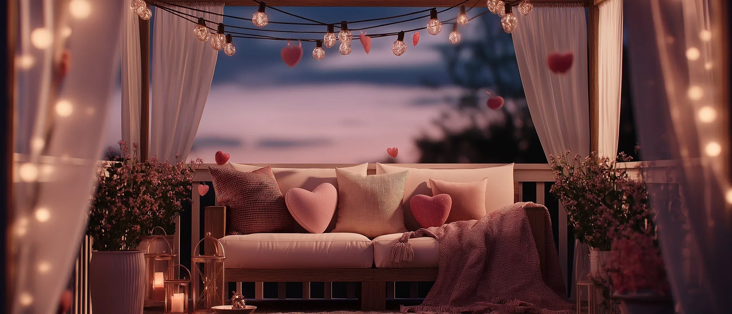 Valentine's Day at Home: Intimate Patio Decorating Ideas for a Night to Remember