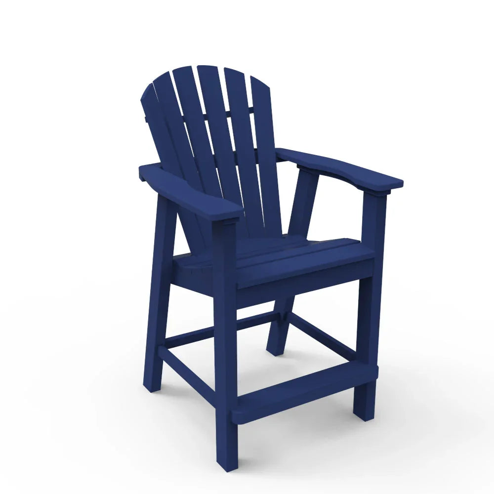 Seaside Casual Adirondack Shellback Balcony Arm Chair