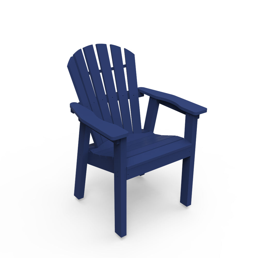 Seaside Casual Adirondack Shellback Dining Arm Chair