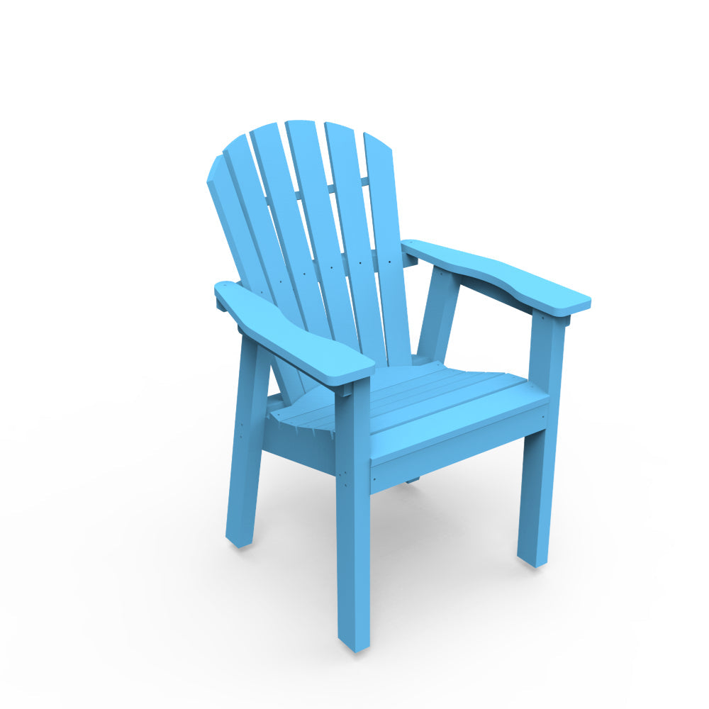 Seaside Casual Adirondack Shellback Dining Arm Chair