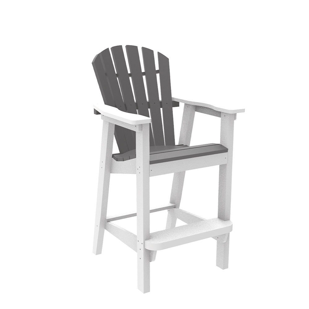 Seaside Casual Adirondack Shellback Bar Arm Chair