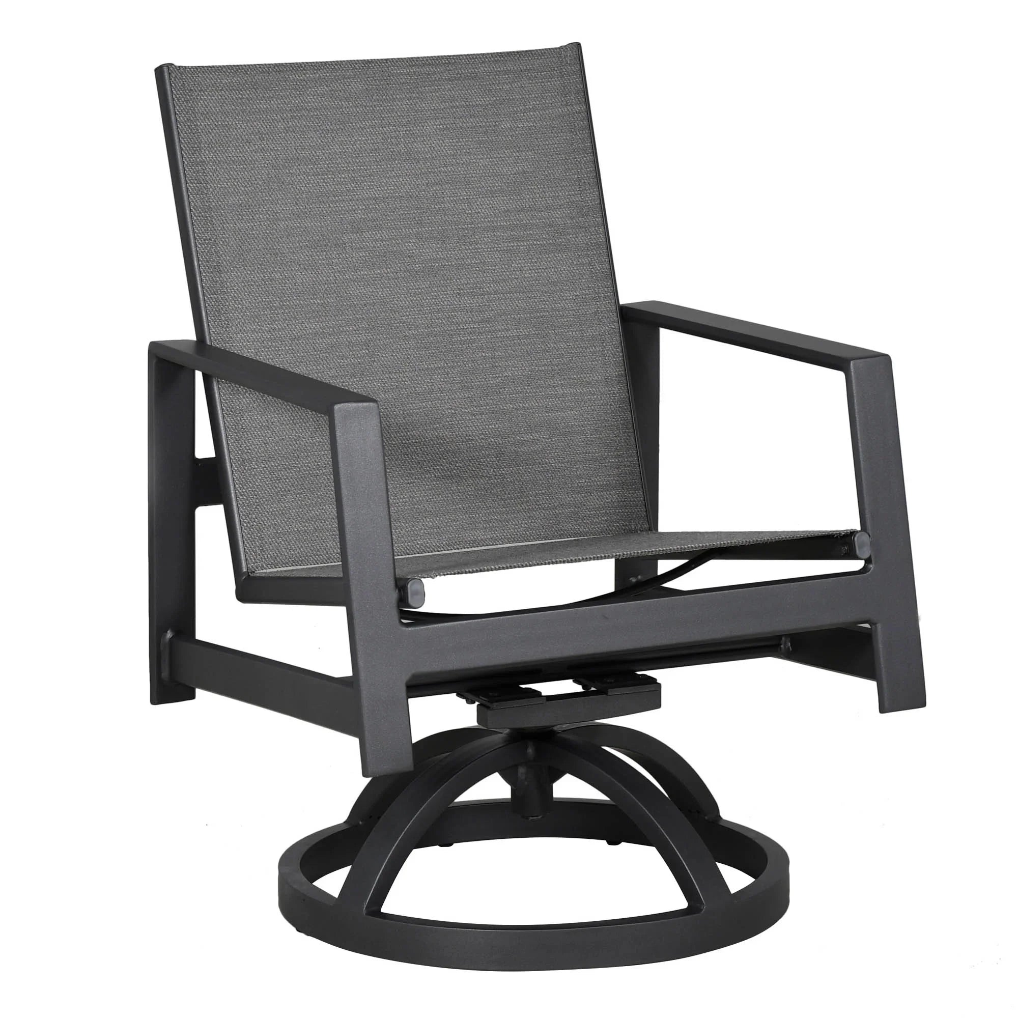 Prism Padded Sling Dining Swivel Rocker 0E78P by Castelle