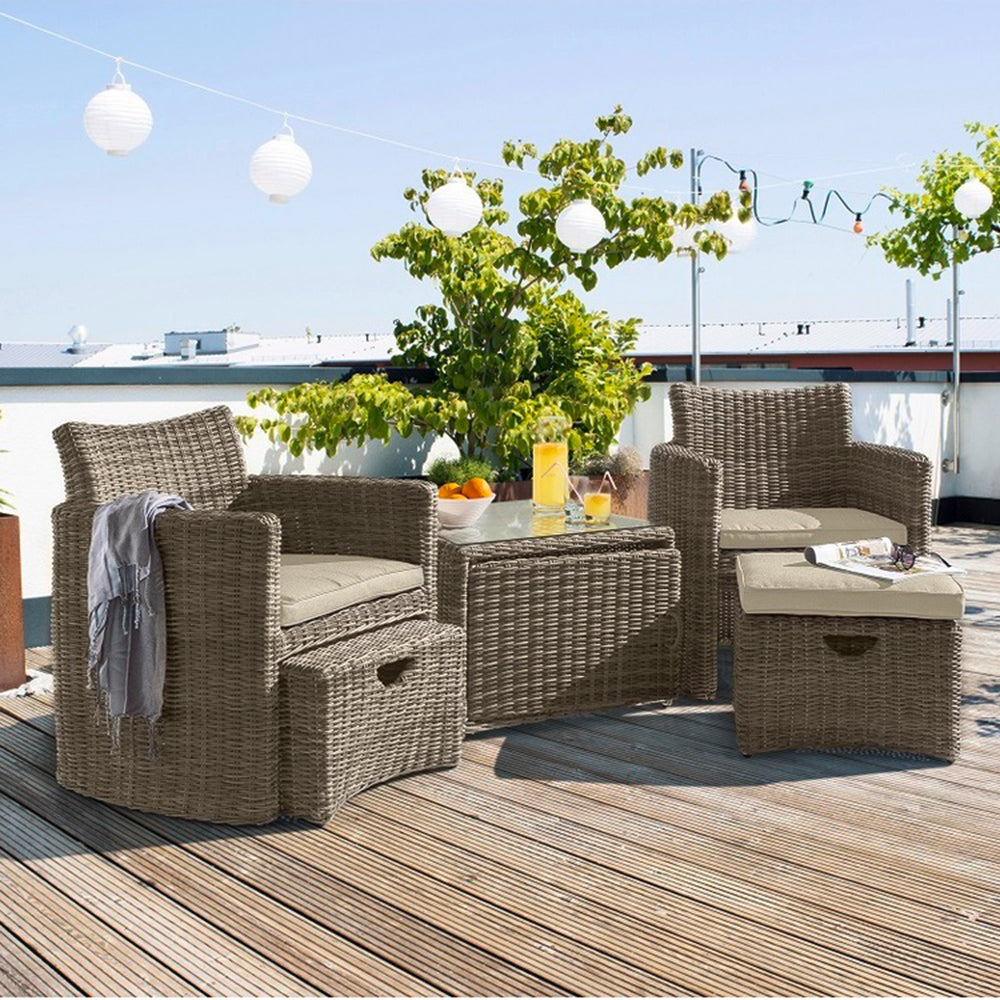 Kettler Cupido Cushioned 2-Seat Chat Set