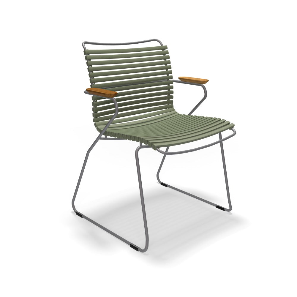 Click Dining Arm Chair - Olive Green