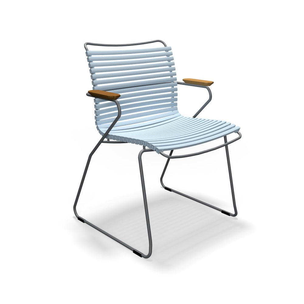 Click Dining Arm Chair - Dusty Light Blue