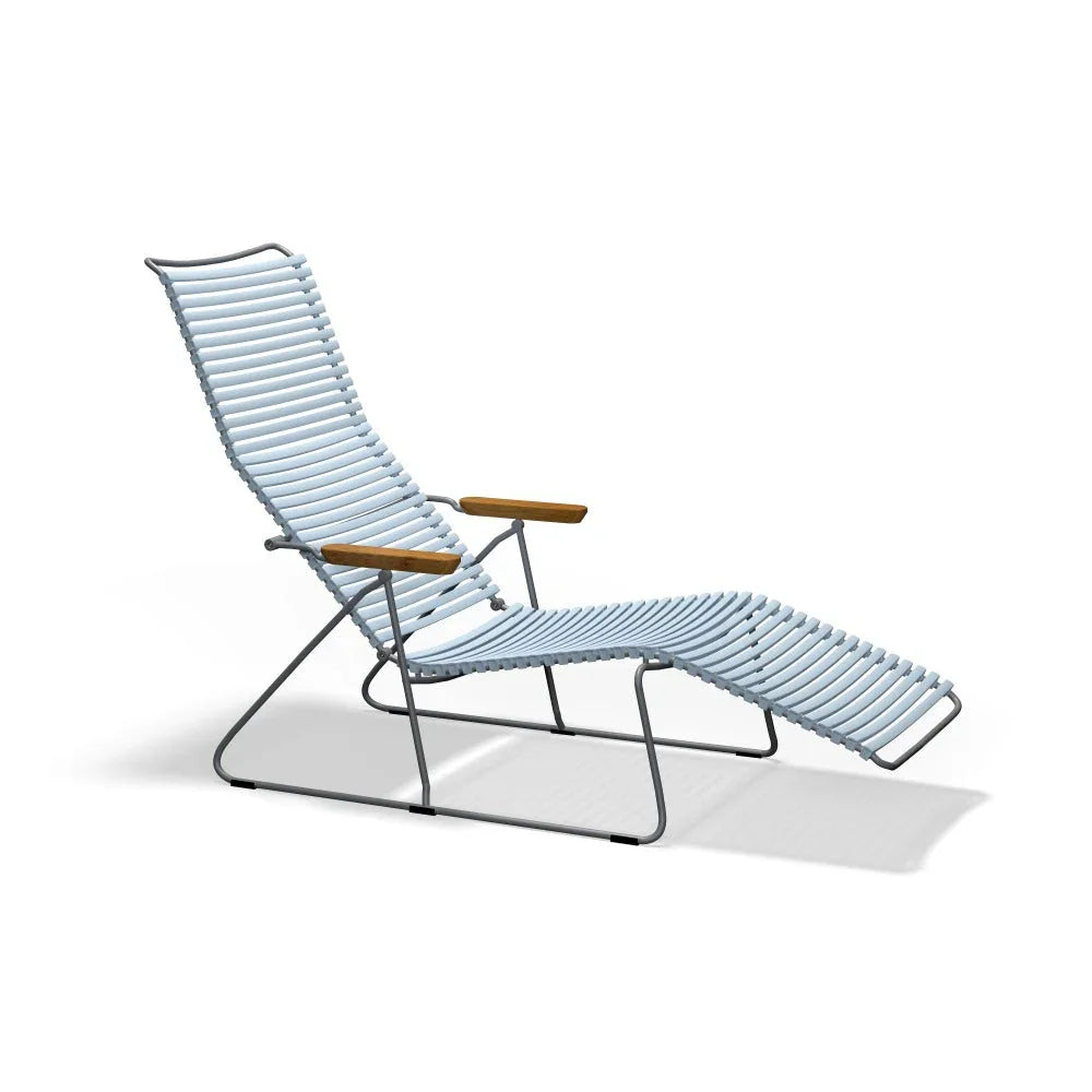 Click Sunlounger - Dusty Light Blue