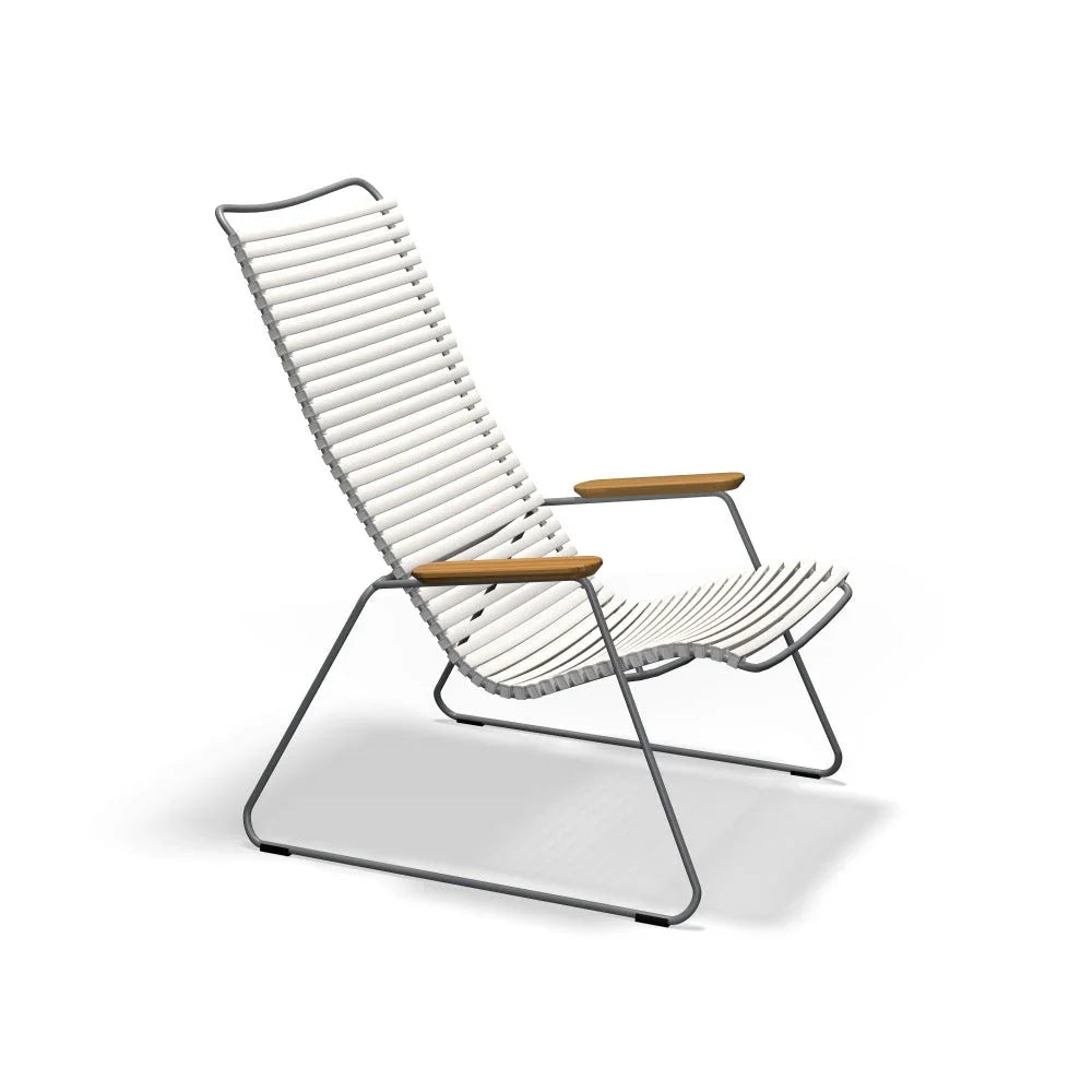 Click Lounge Chair - Muted White