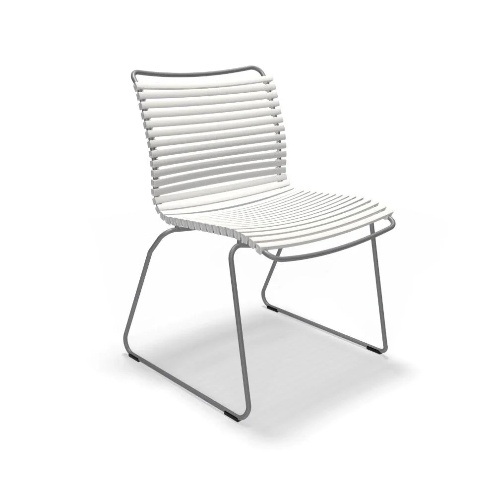 Click Dining Side Chair - Muted White