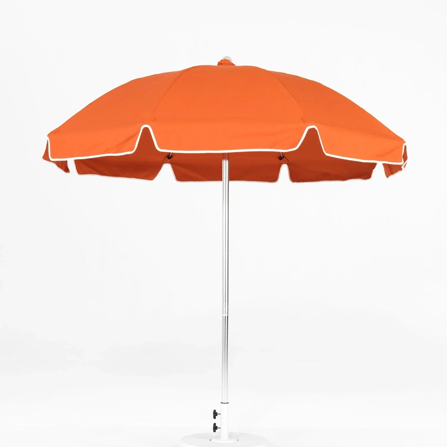 Catalina Aluminum 7.5' Manual Lift Patio Umbrella w/ Fiberglass Ribs