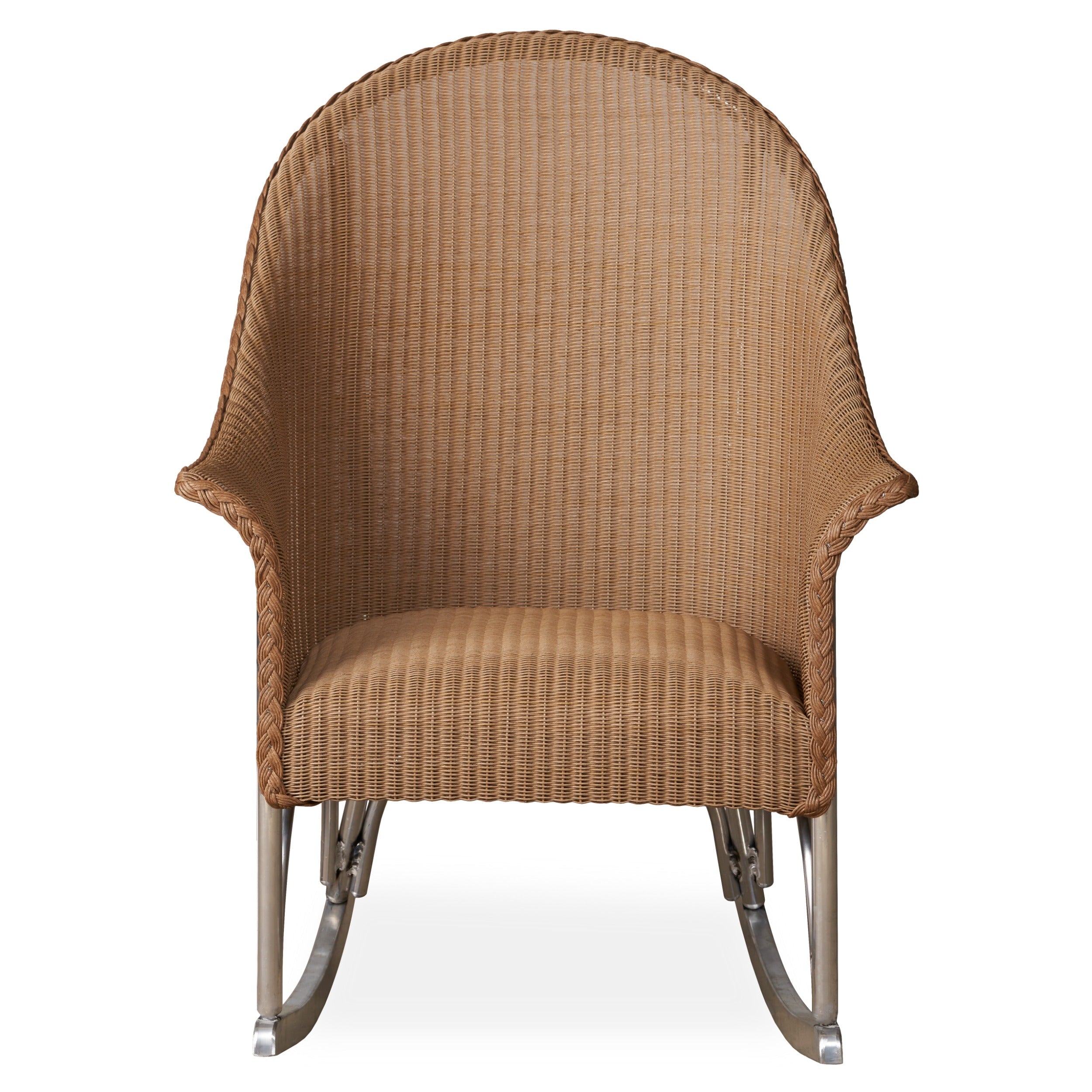 Lloyd Flanders All Seasons High Back Porch Rocking Chair with Padded Seat