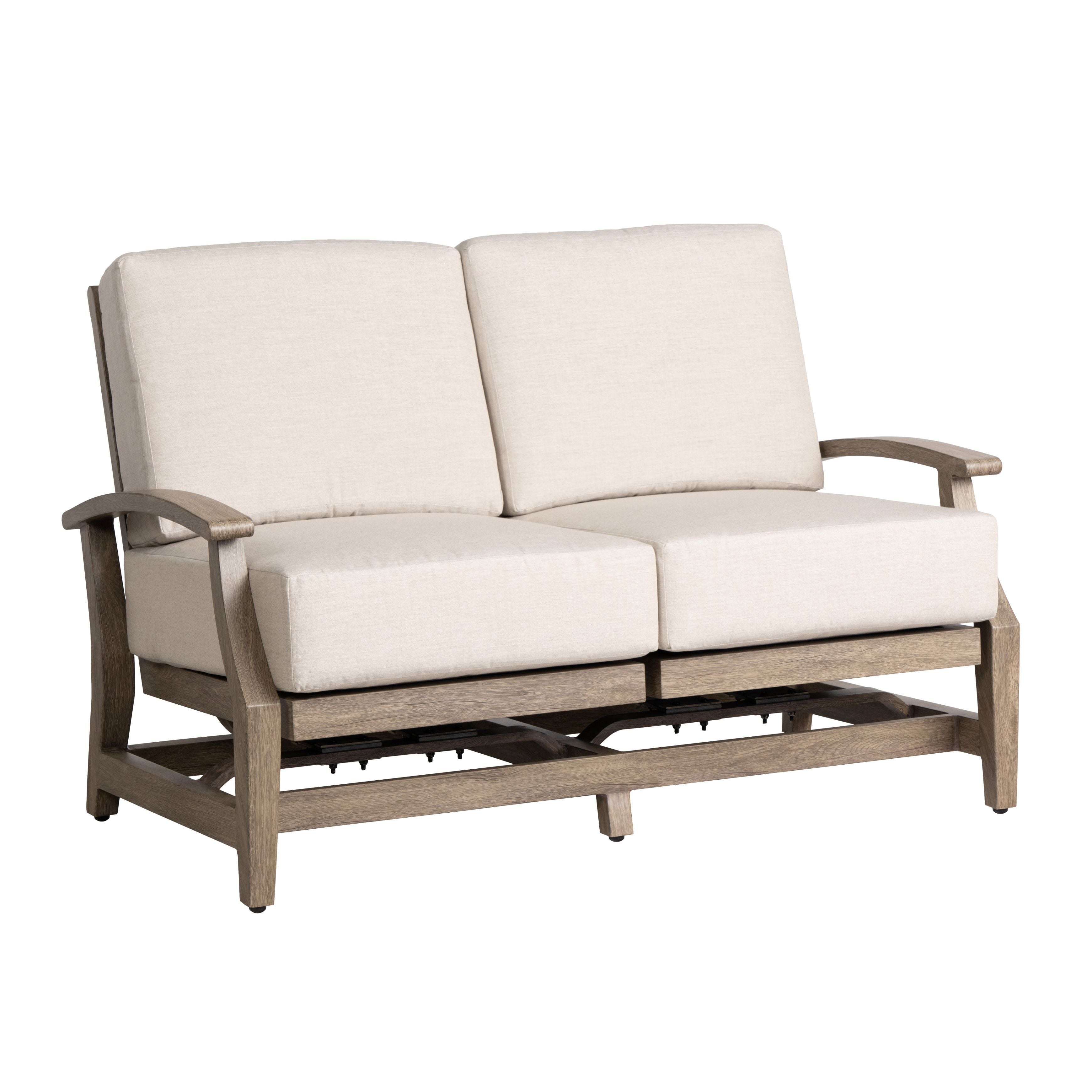 Lloyd Flanders Frontier Cushioned Spring Rocker Loveseat