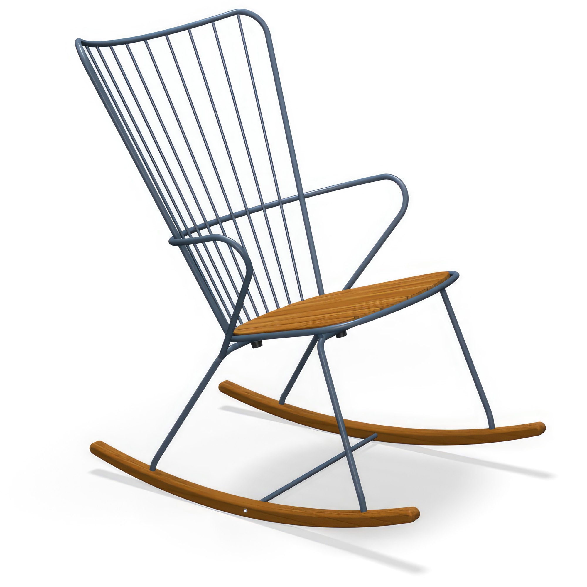 Paon Rocking Chair - Midnight Blue