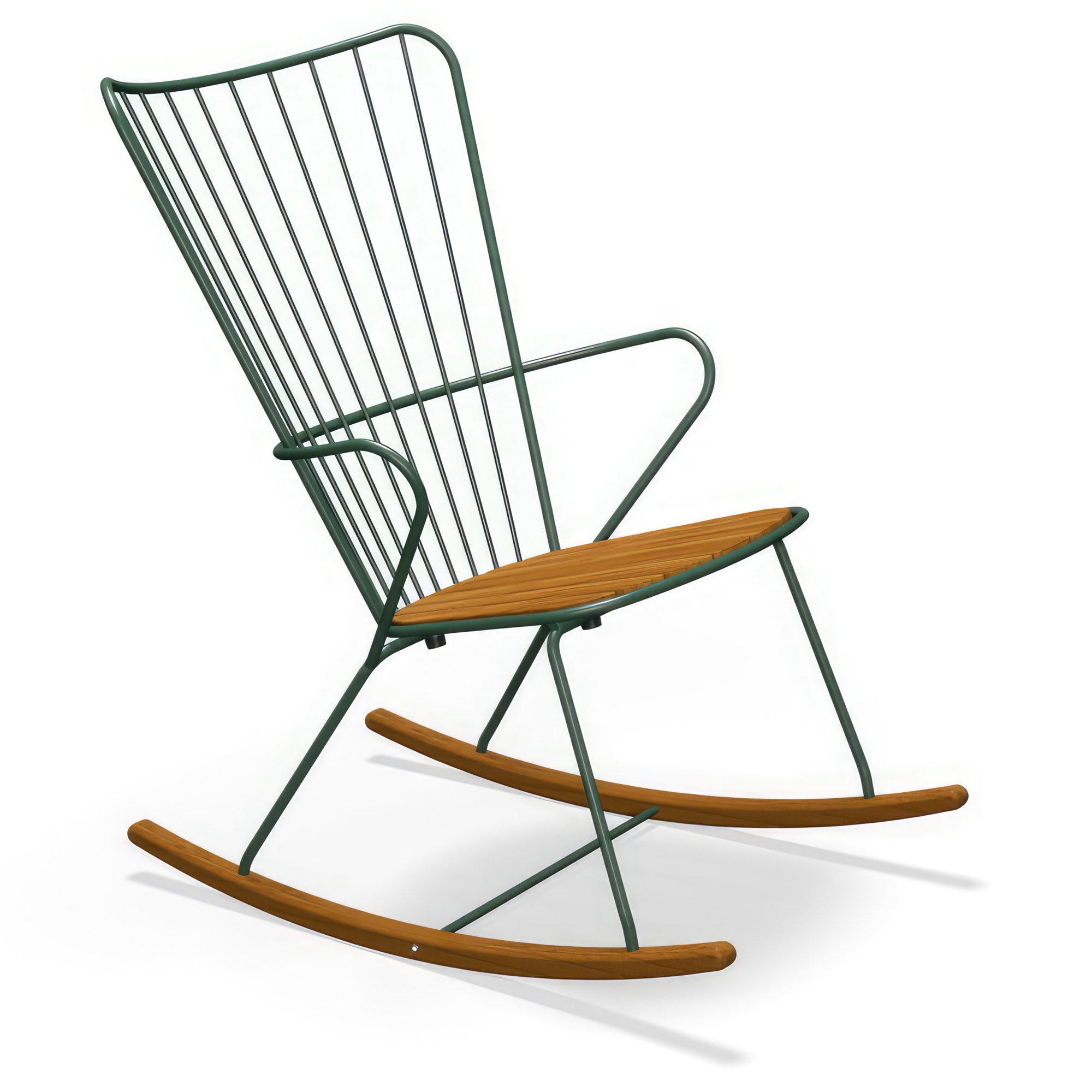 Paon Rocking Chair - Pine Green