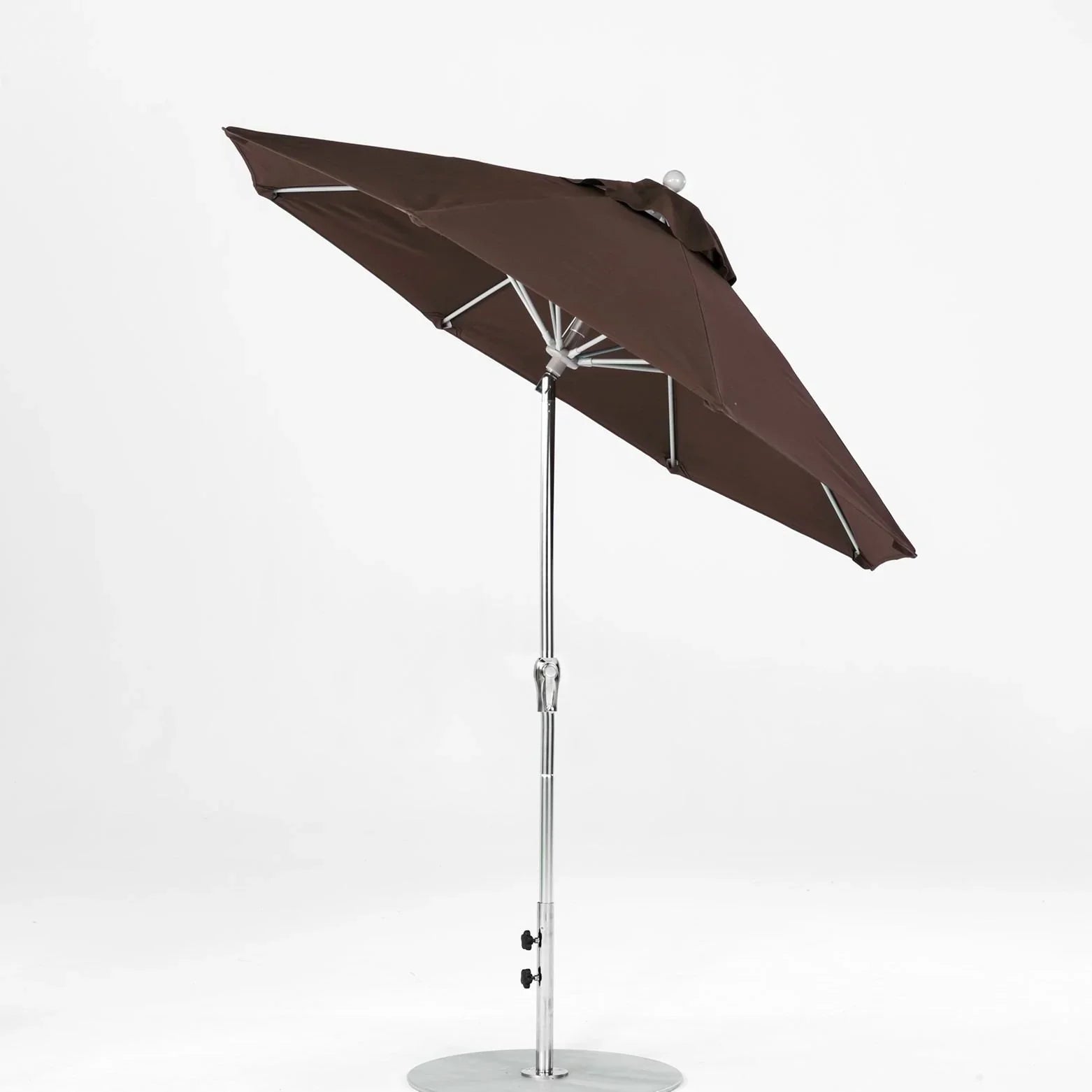 Monterey Aluminum 7.5' Crank Lift Auto Tilt Octagon Umbrella w/ Fiberglass Ribs