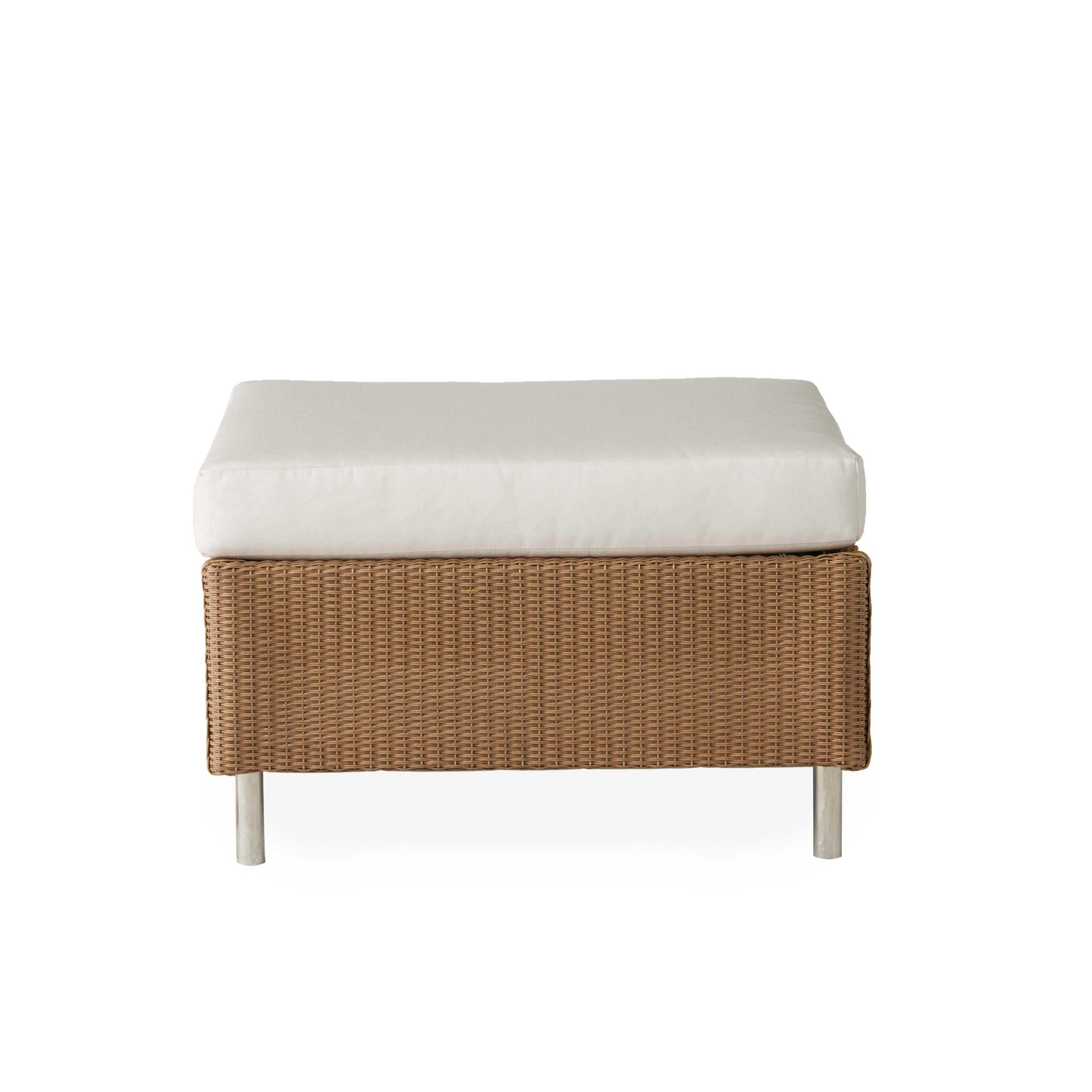 Lloyd Flanders Visions Cushioned Ottoman