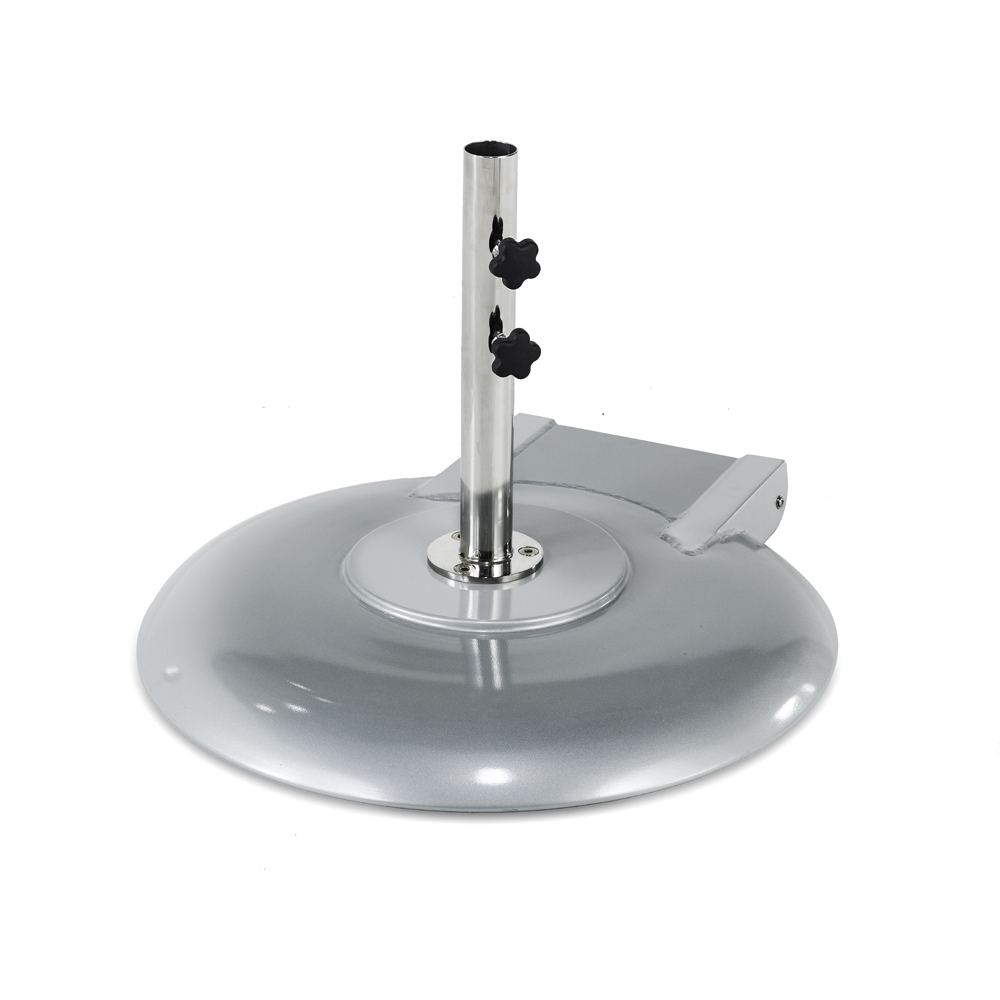Premium Aluminum Concrete Freestanding 150 lb. Umbrella Base w/ Wheels