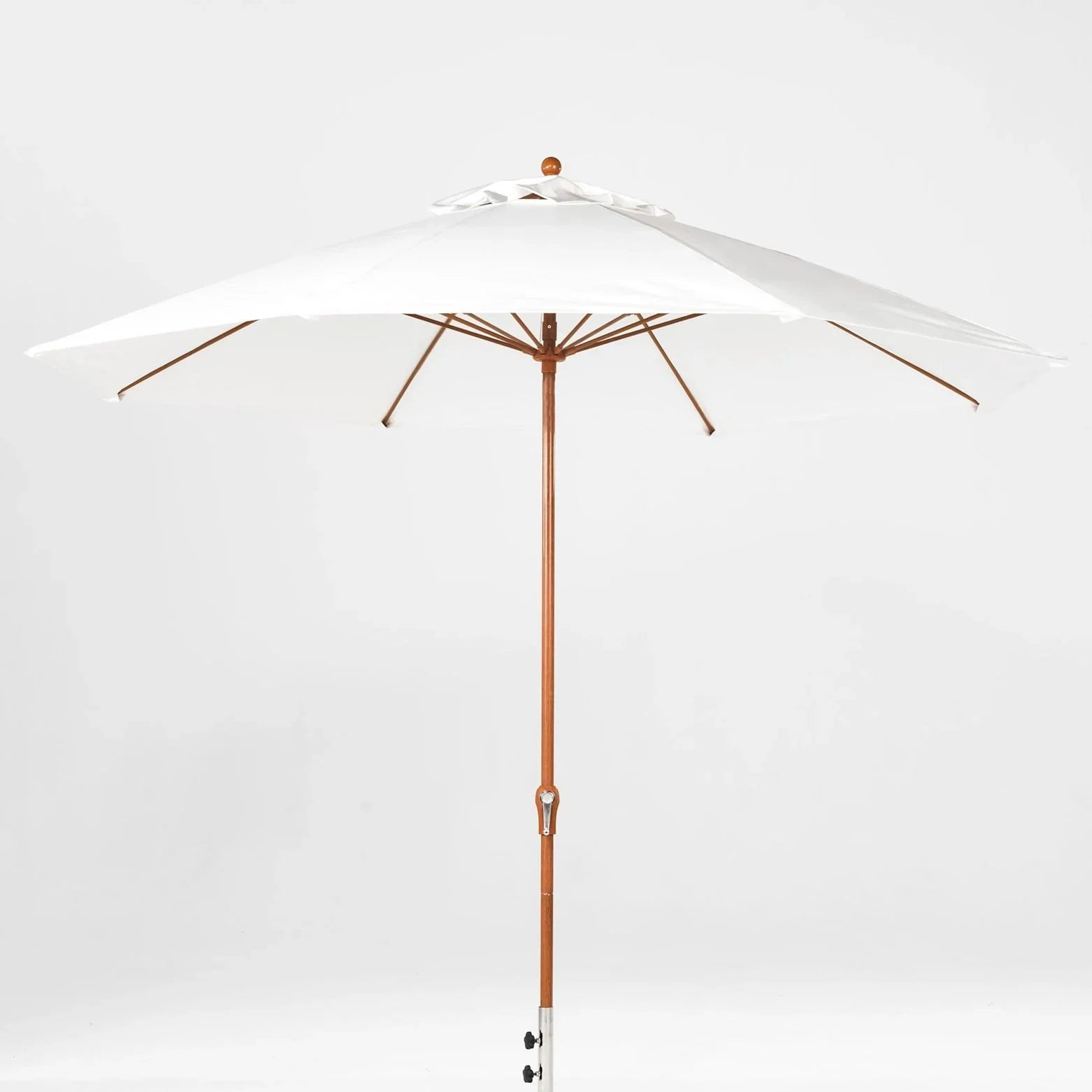 Monterey Aluminum 11' Crank Lift Octagon Umbrella w/ Fiberglass Ribs