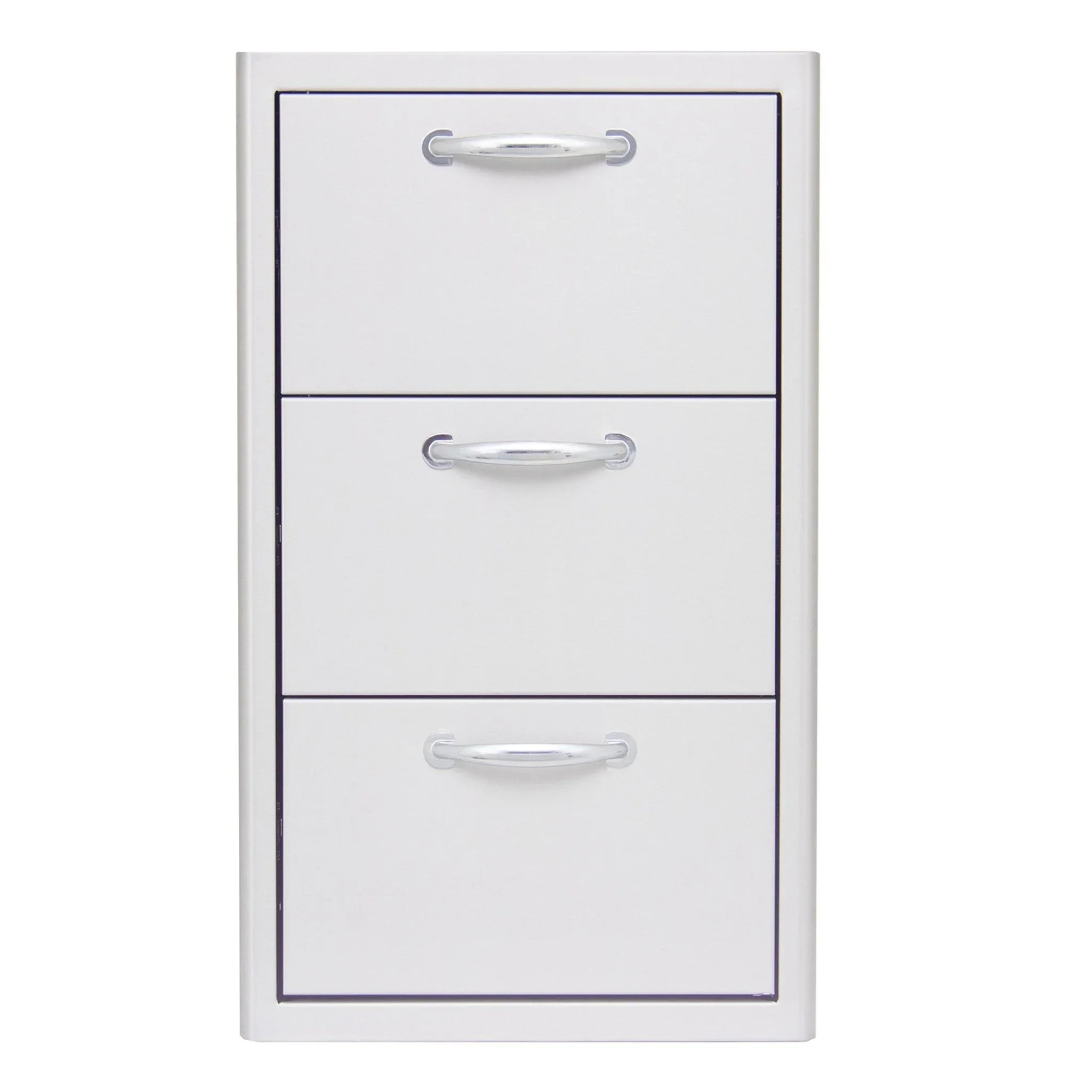 16" Stainless Steel Triple Access Drawer