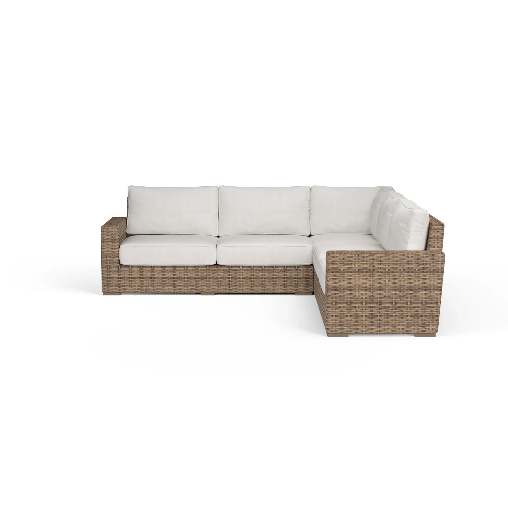 Havana 4-Seat Wicker Sectional Set