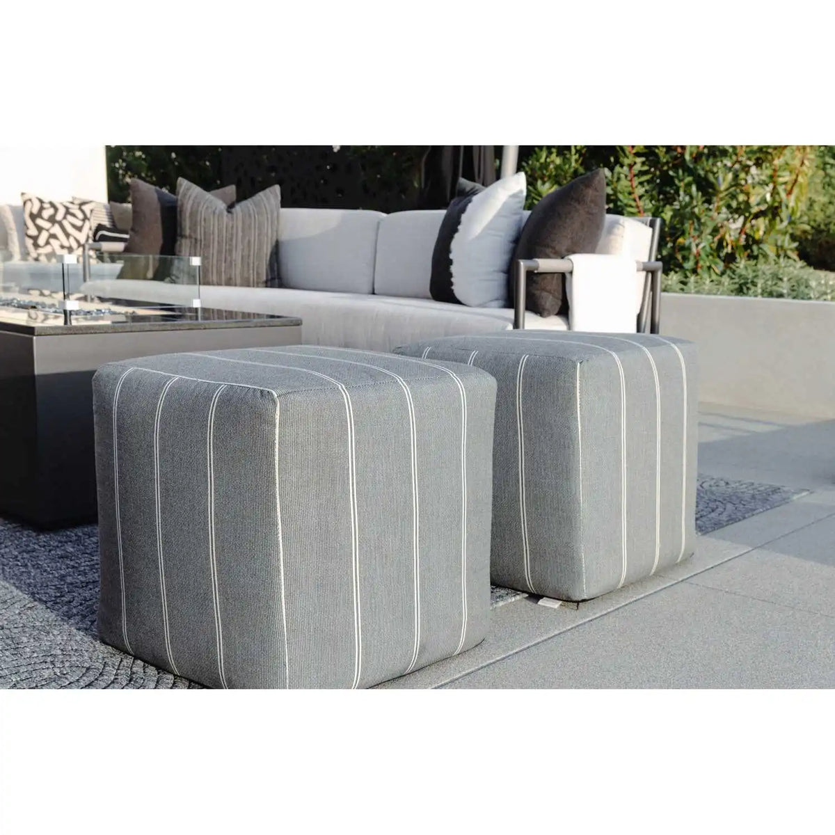 18" Cube Pouf SWPouf18C-CSH by Sunset West 5