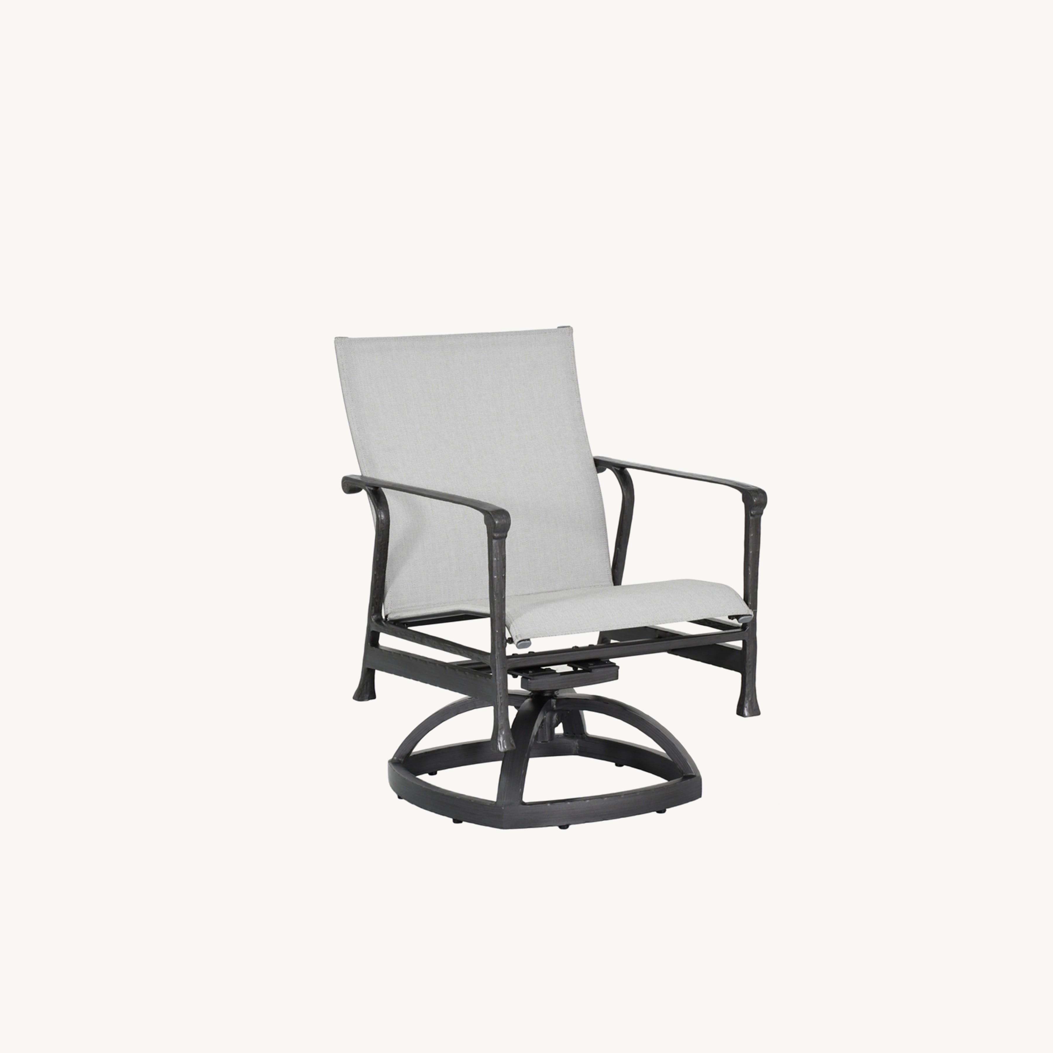 Marquis Padded Sling Dining Swivel Rocker 1D68P by Castelle
