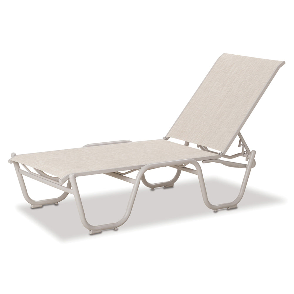 Telescope Casual Gardenella Sling 16 inch High Lay-Flat Stacking Armless Chaise