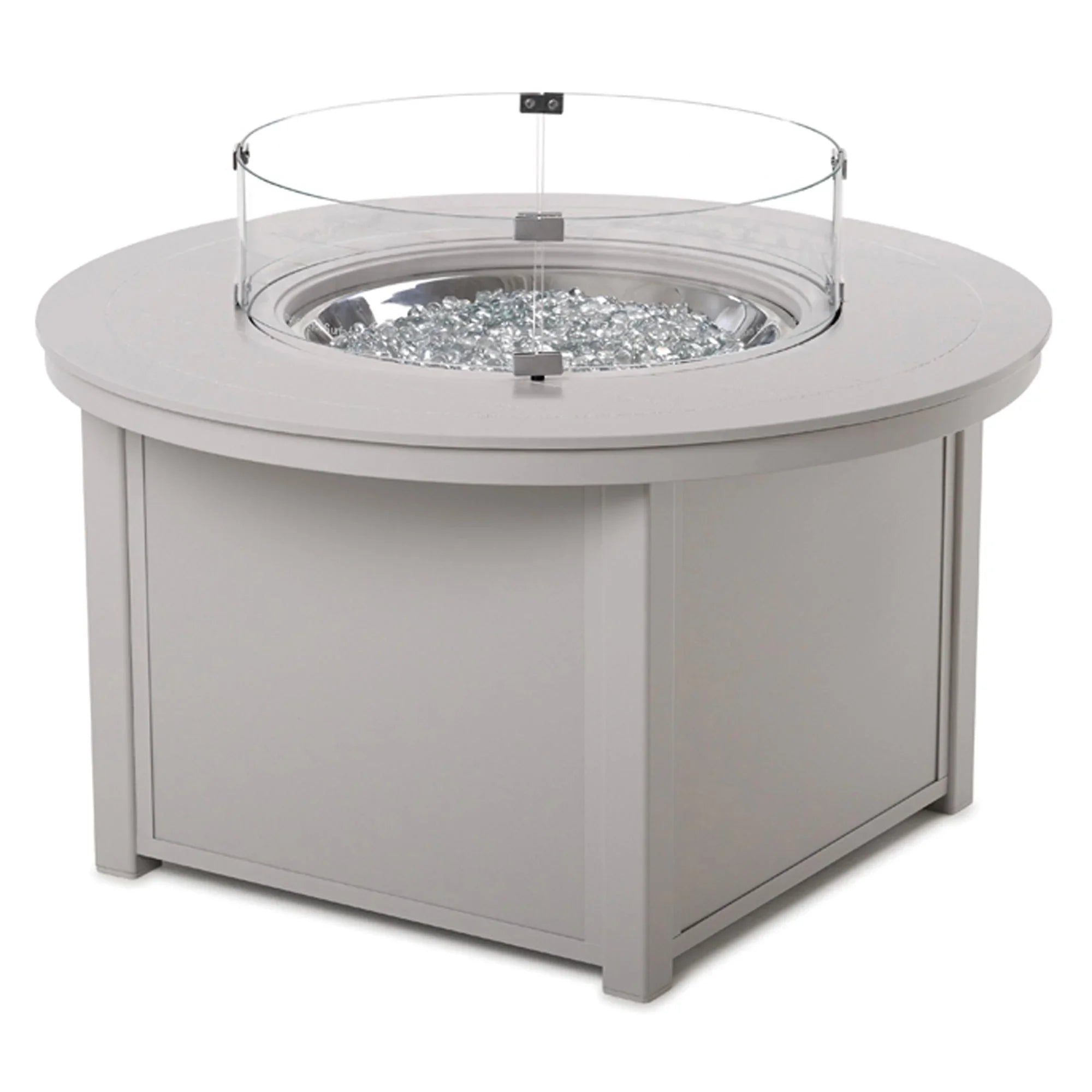 Telescope Casual 42 inch Round Rustic Top Fire Table