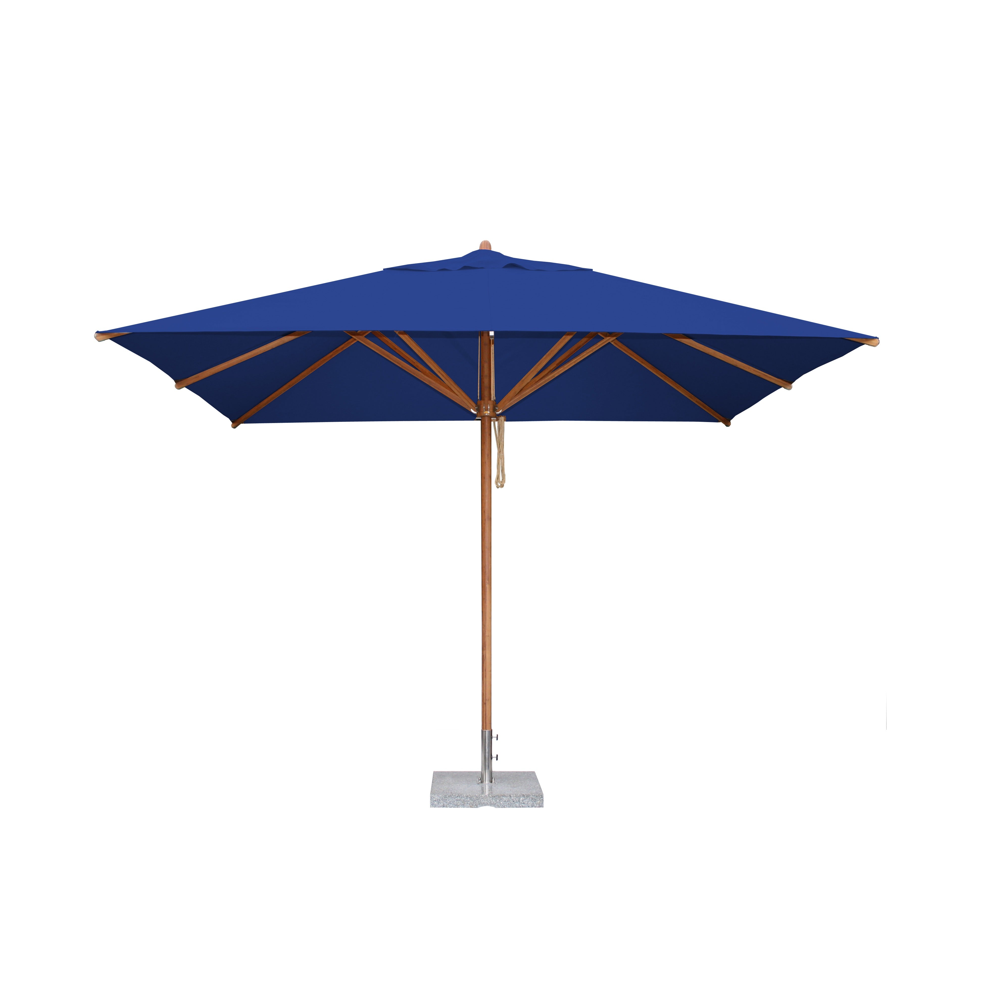 Levante 8.5' x 11.5' Rectangular Bamboo Market Umbrella