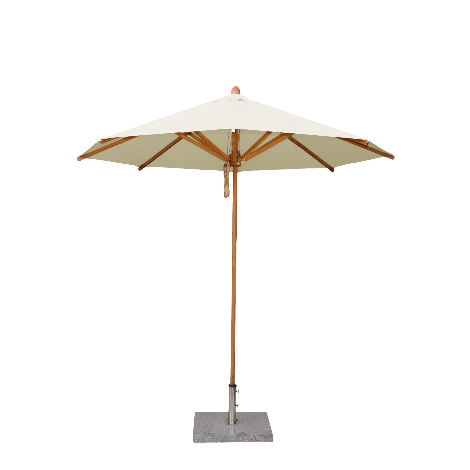 Levante 8.5' Round Bamboo Market Umbrella