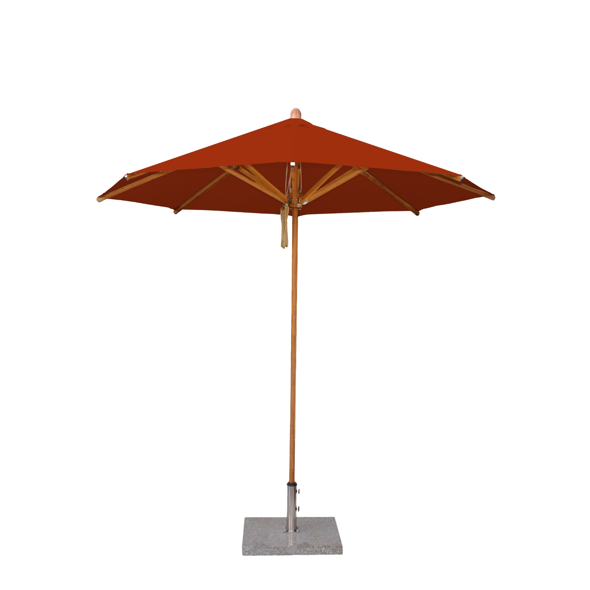 Levante 8.5' Round Bamboo Market Umbrella