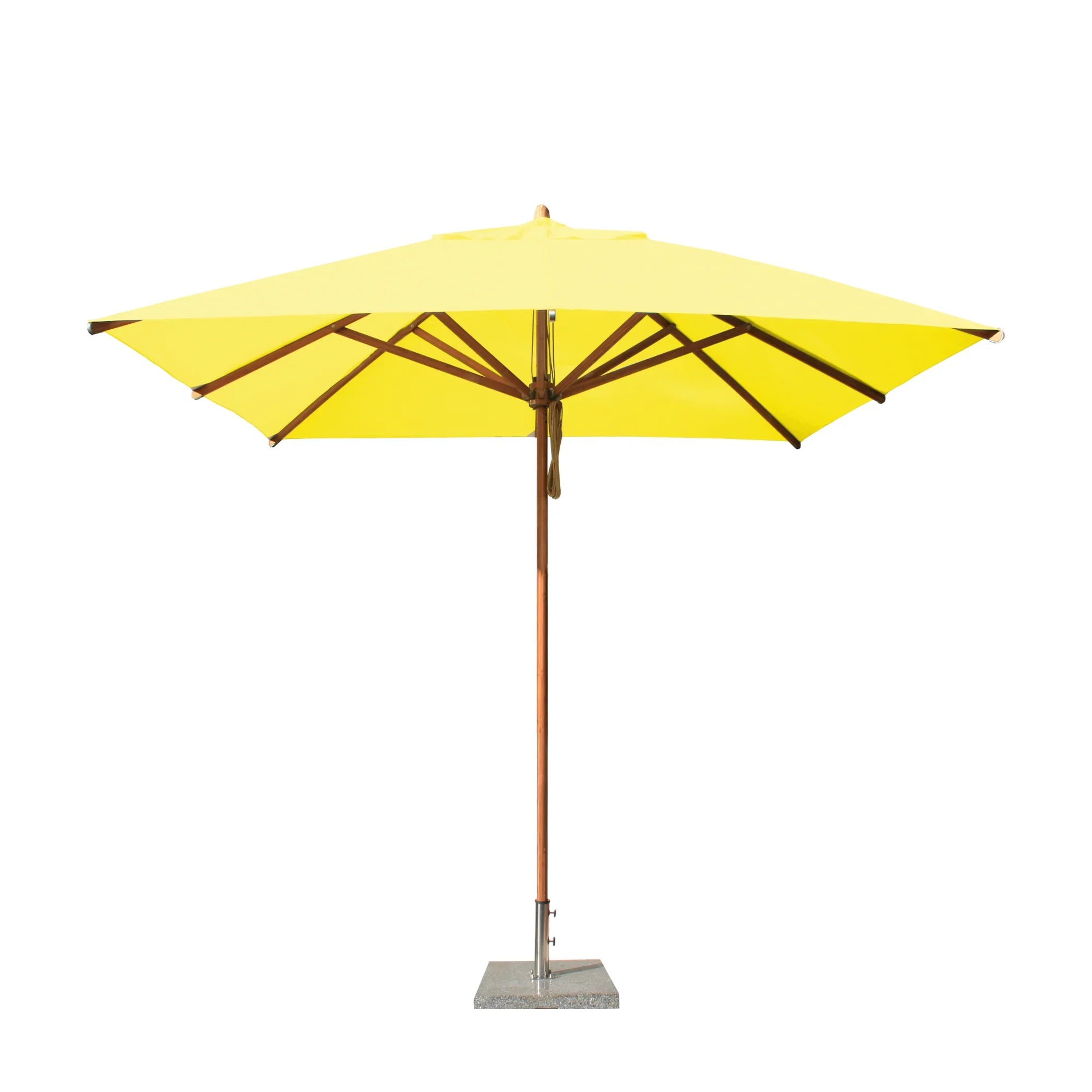 Levante 8.5' Square Bamboo Market Umbrella