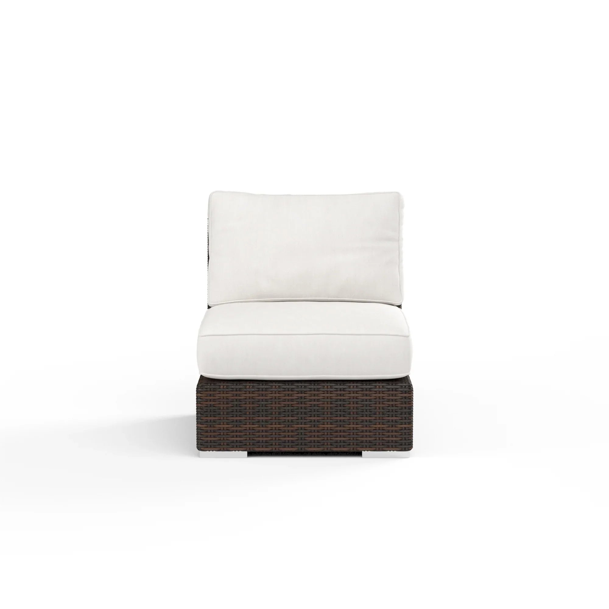 Montecito Wicker Armless Club Chair