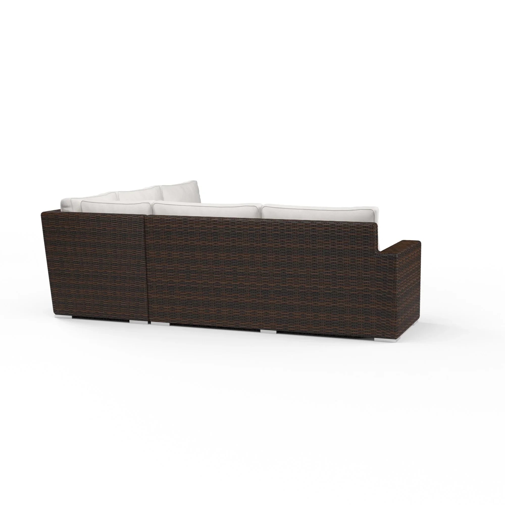 Montecito 4-Seat Wicker Sectional Set