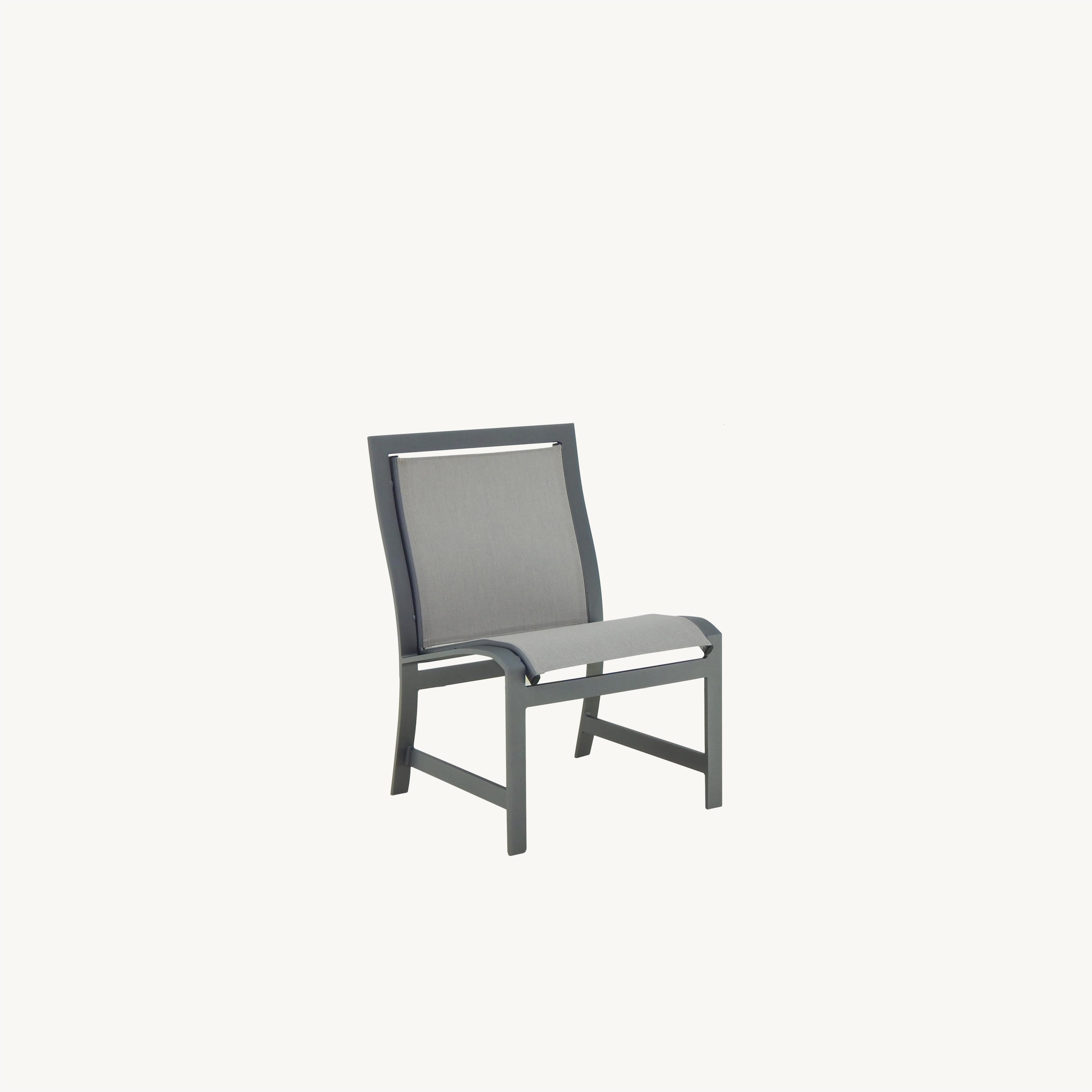 Moderna Padded Sling Armless Dining Chair 2175P by Castelle
