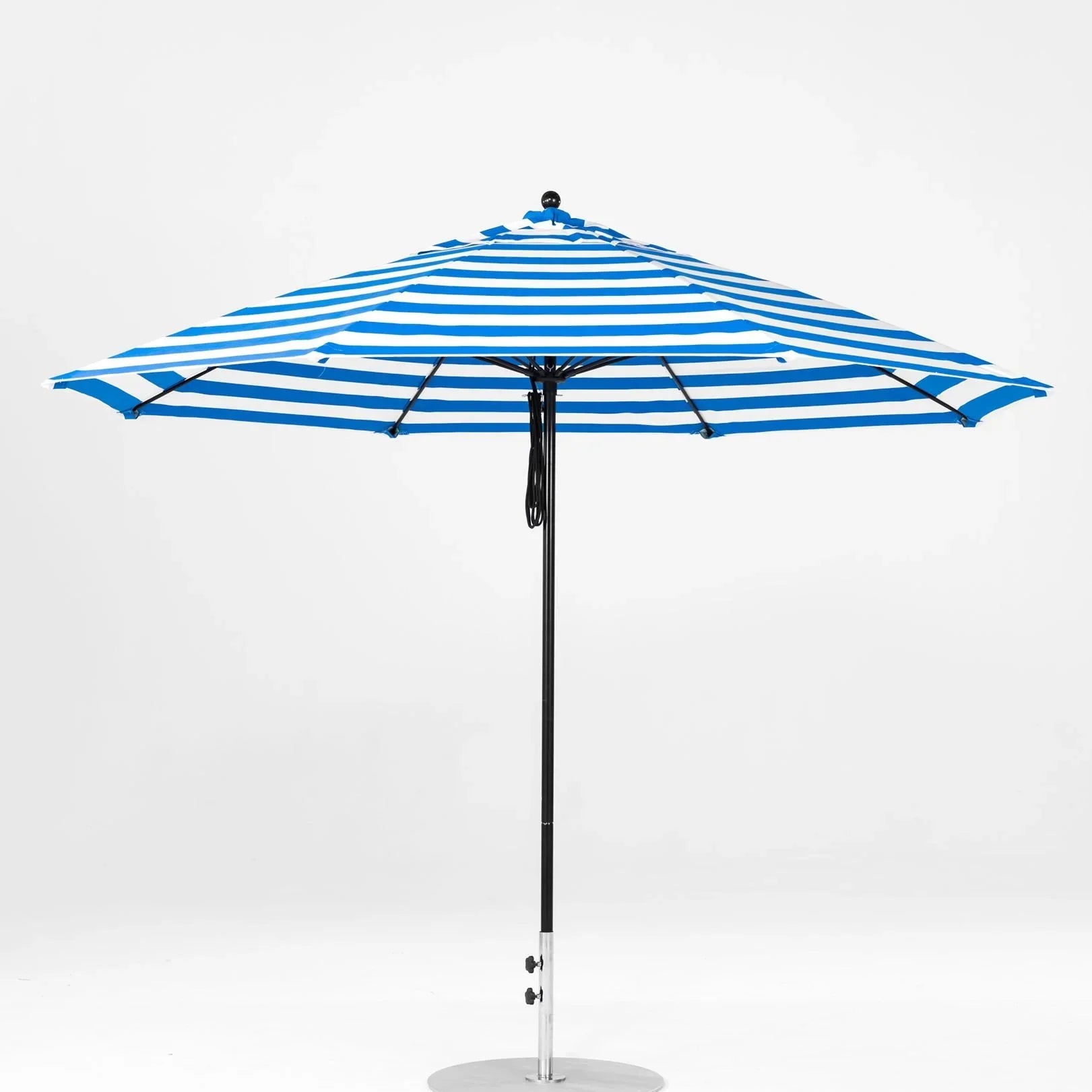 Monterey Aluminum 11' Pulley Lift Octagon Umbrella w/ Fiberglass Ribs