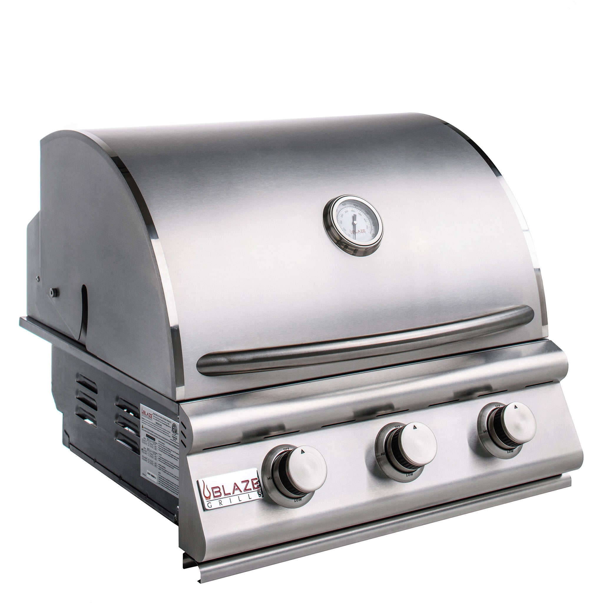 Prelude LBM 25" Stainless Steel 3-Burner Built-In Gas Grill