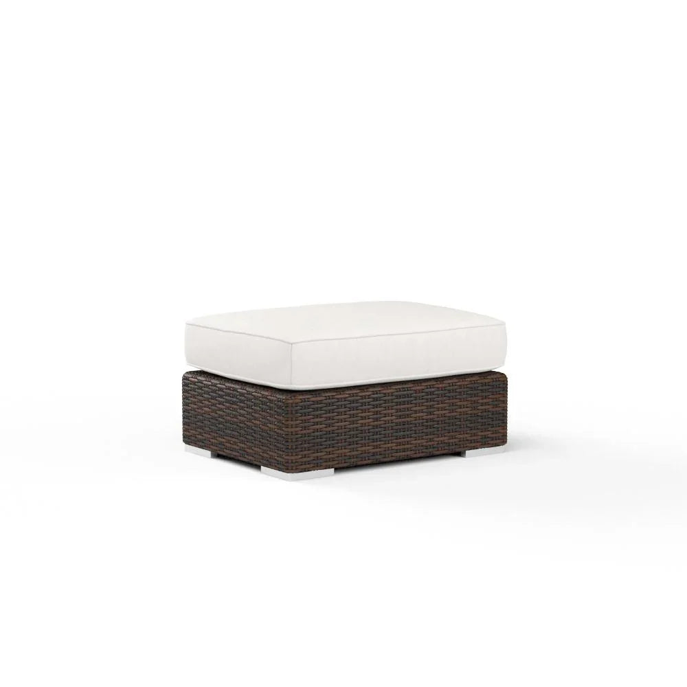 Montecito Wicker Ottoman