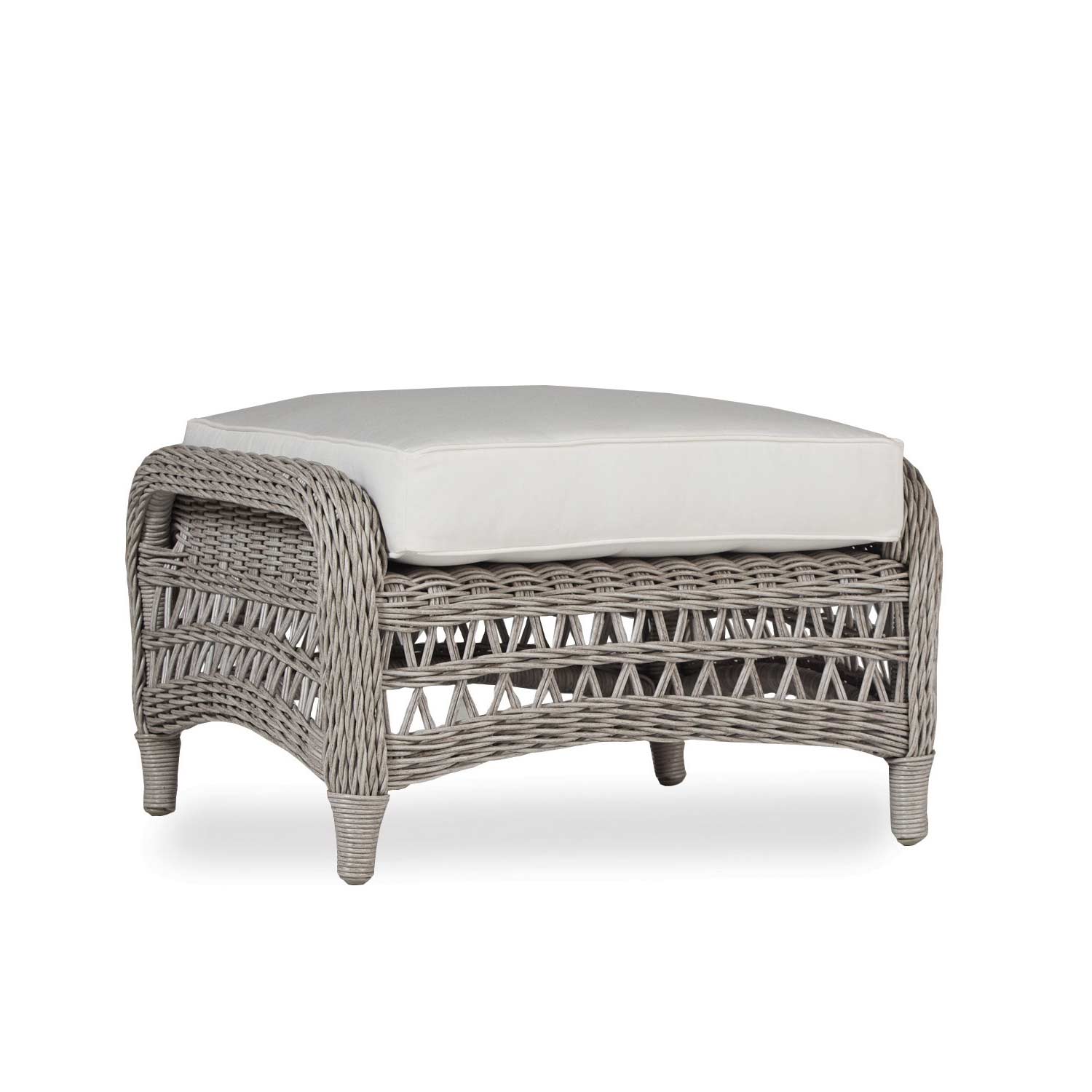 Lloyd Flanders Mackinac Cushioned Ottoman