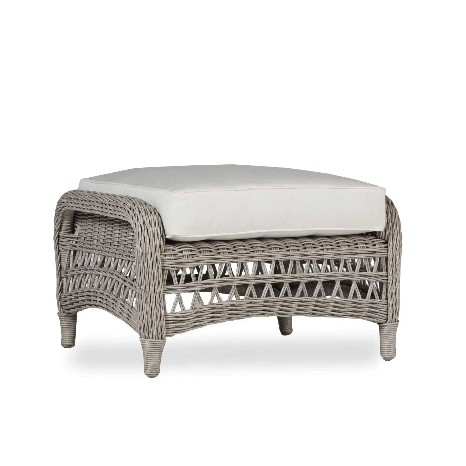 Lloyd Flanders Mackinac Cushioned Ottoman