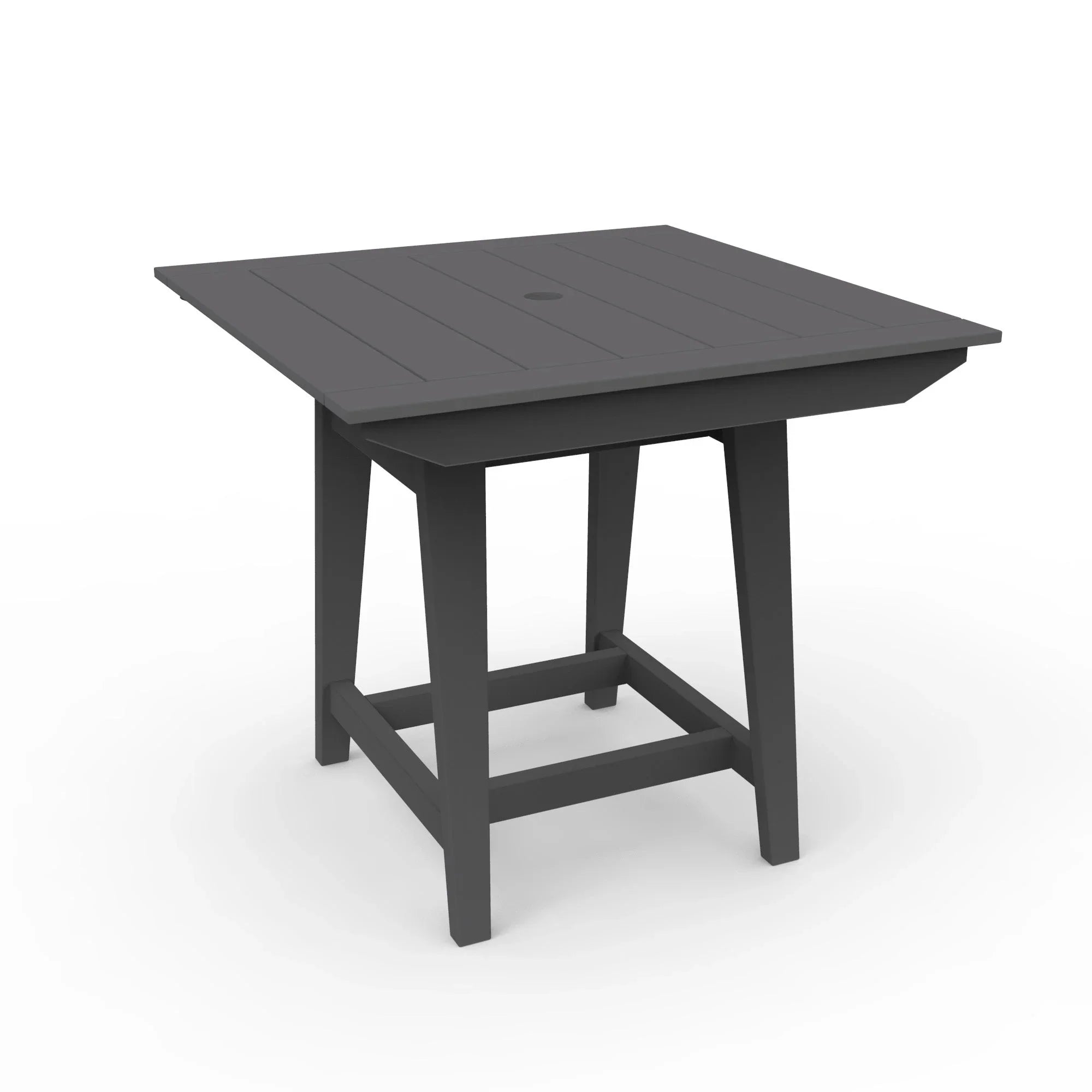 Seaside Casual MAD 40" x 40" Square Balcony Table with Umbrella Hole