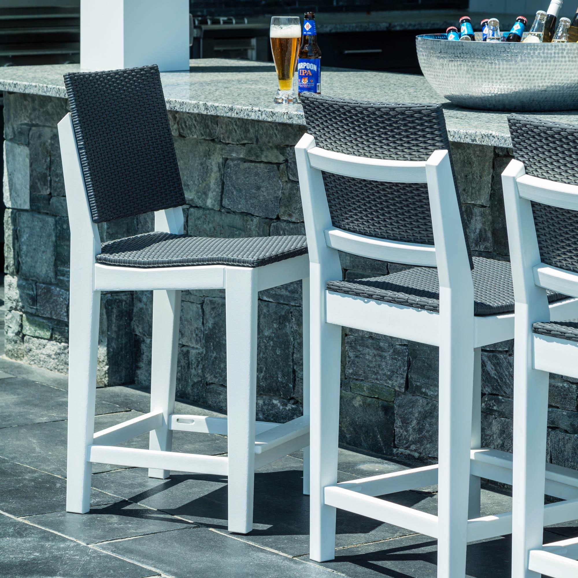 Seaside Casual MAD Balcony Side Chair Woven