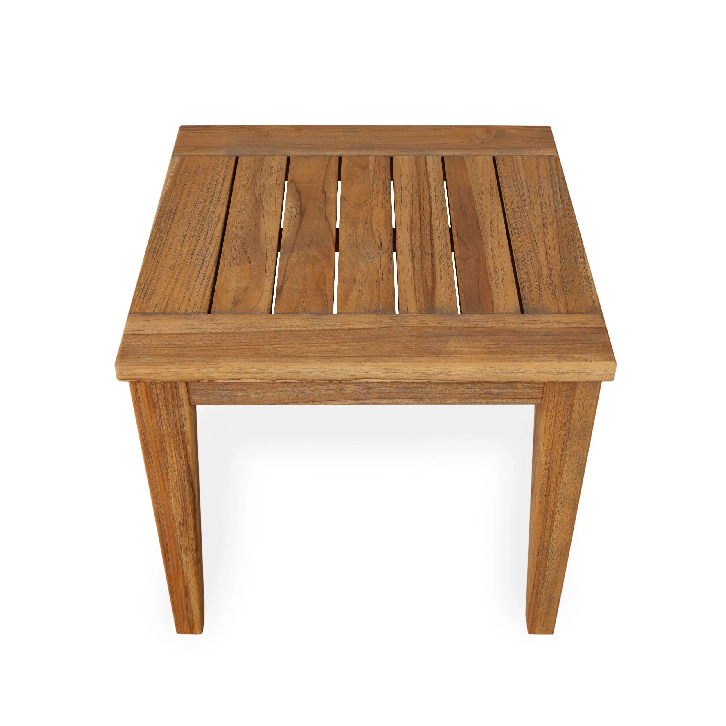 Lloyd Flanders Teak Square End Table