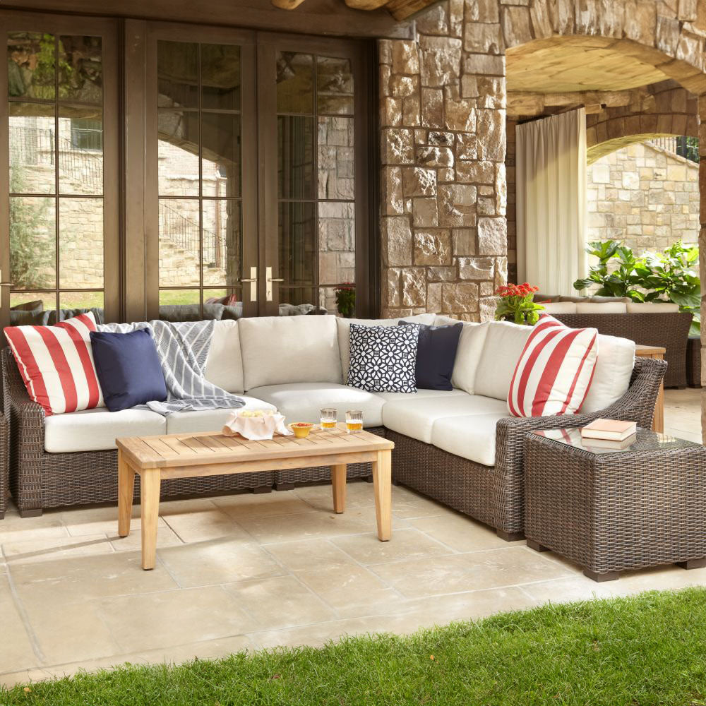 Lloyd Flanders Mesa Cushioned Right Arm Loveseat Section