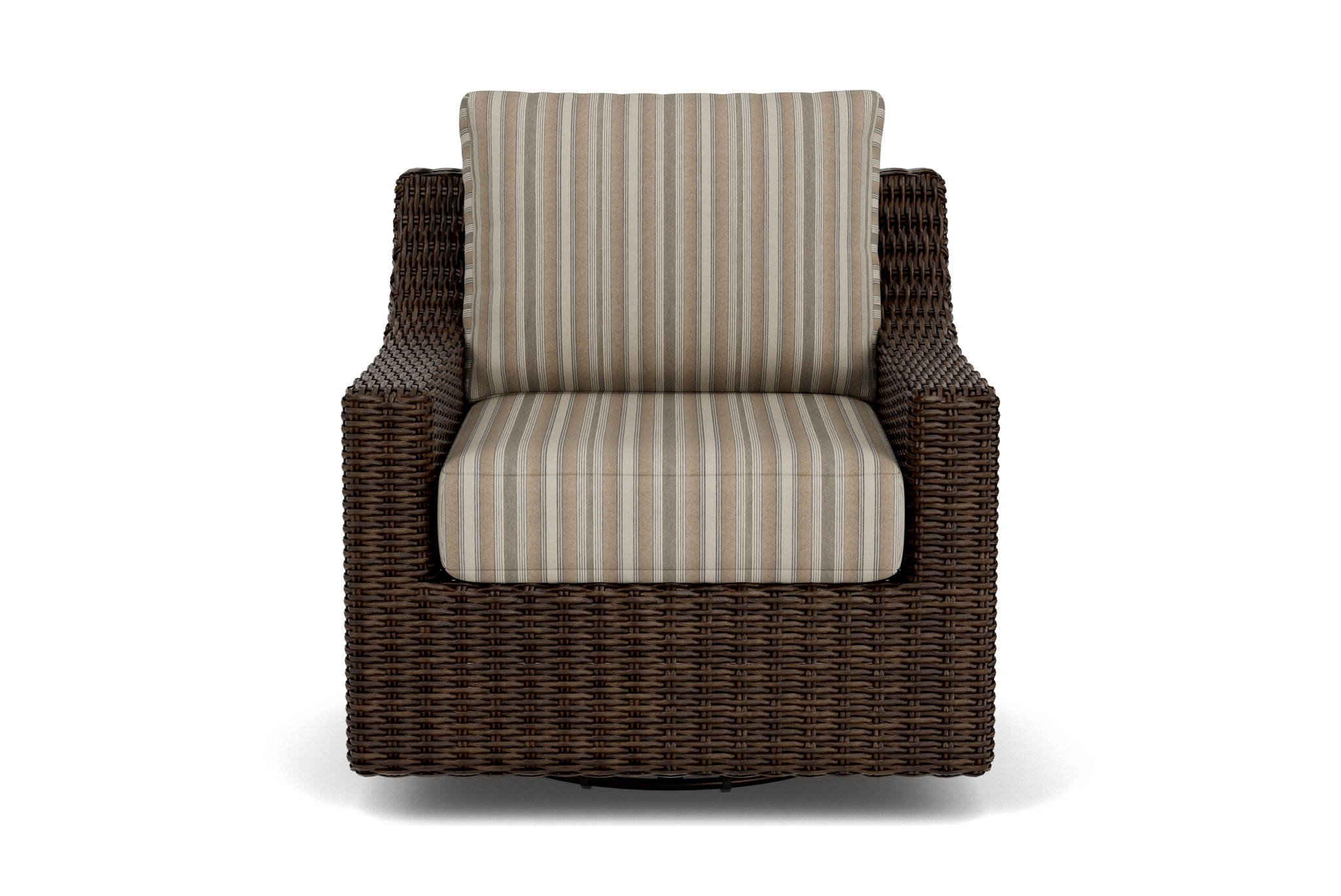 Lloyd Flanders Mesa Cushioned Swivel Glider Lounge Chair