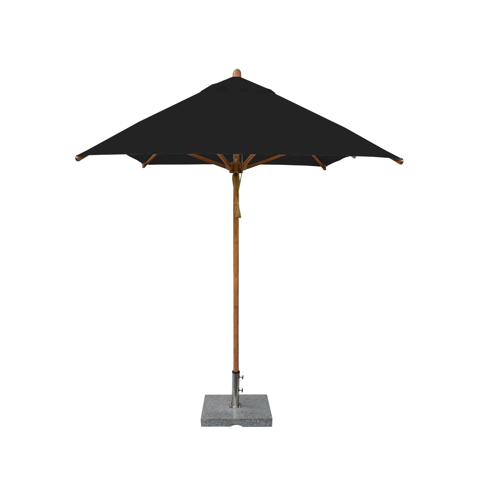 Levante 6.5' x 10' Rectangular Bamboo Market Umbrella