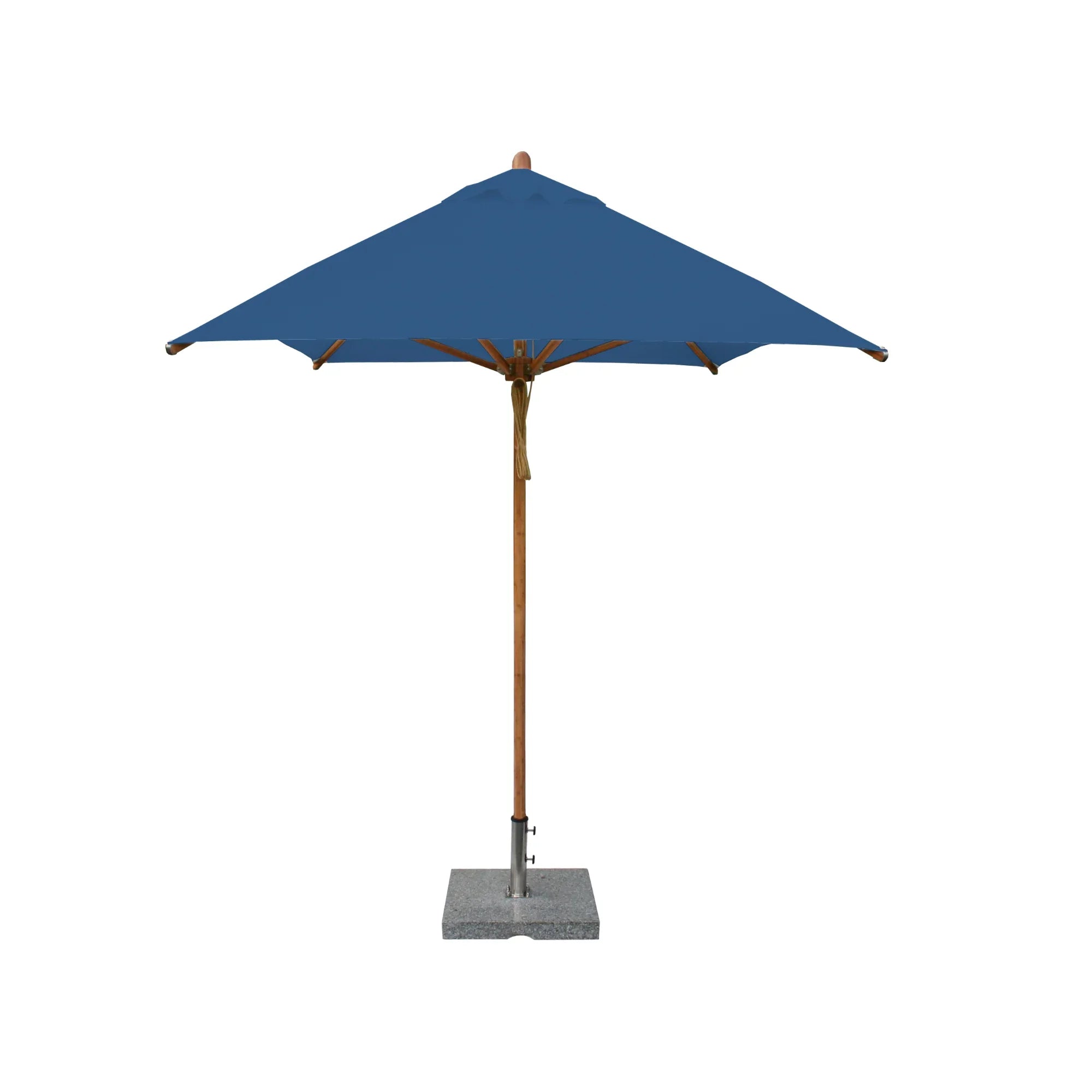 Levante 6.5' x 10' Rectangular Bamboo Market Umbrella