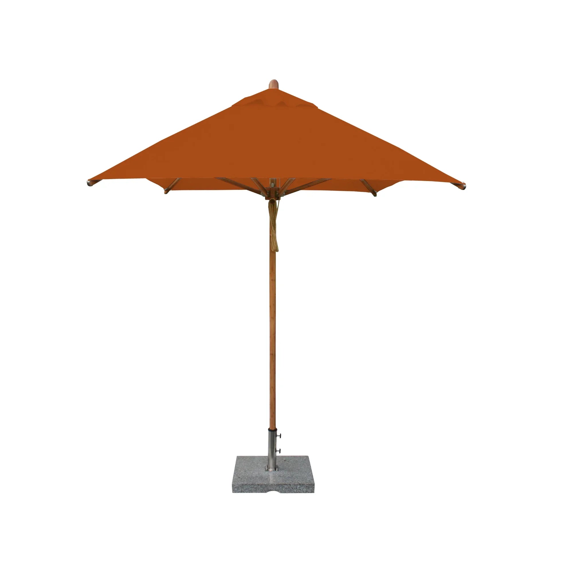 Levante 6.5' x 10' Rectangular Bamboo Market Umbrella